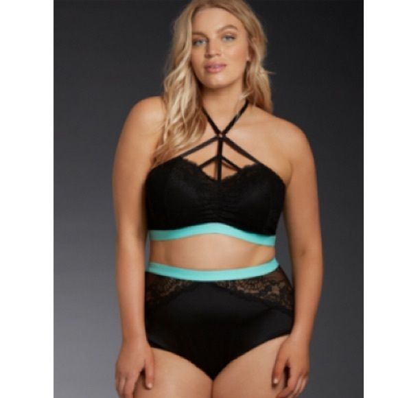torrid Other - Torrid strappy halter lace bandeau bralette